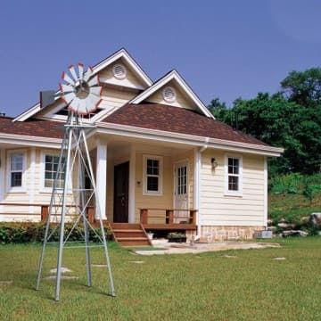 Costway Canada 8 Feet Windmill Metal Ornamental Wind Wheel Weather Resistant chez Costway Canada