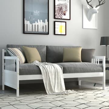 Costway Canada Cadre de lit de repos moderne simple avec support à lattes en bois chez Costway Canada