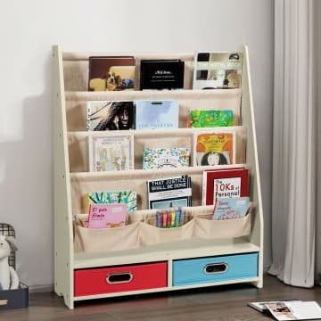 Costway Canada Bibliothèque et organisateur de jouets pour enfants chez Costway Canada