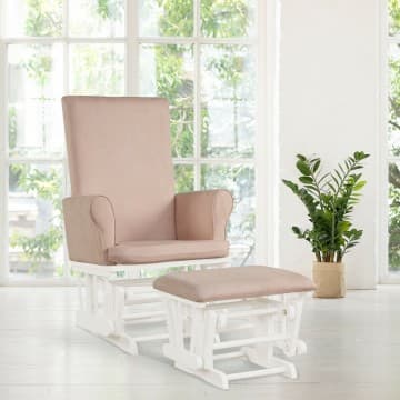 Costway Canada Baby Nursery Relax Rocker Rocking Chair Glider & Ottoman Set chez Costway Canada