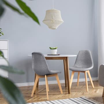 Costway Canada Ensemble de 4 chaises de salle à manger modernes chez Costway Canada