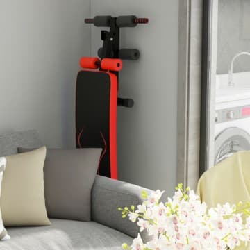 Costway Canada Folding Weight Bench Adjustable Sit-up Board Workout Slant Bench chez Costway Canada