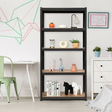 Costway Canada Lot de 2 étagères de rangement en métal à 5 niveaux réglables chez Costway Canada
