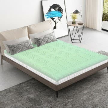 Costway Canada Surmatelas confortable de 3 pouces en mousse à air refroidissant chez Costway Canada