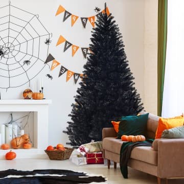 Costway Canada 7.5 Feet Hinged Artificial Halloween Christmas Tree chez Costway Canada
