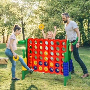 Costway Canada Jeu géant 4 à la suite de 76 cm chez Costway Canada