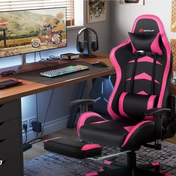 Costway Canada Chaise de jeu avec massage et repose-pieds chez Costway Canada