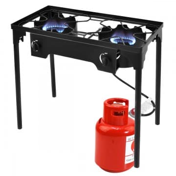 Costway Canada Réchaud de camping à double brûleur de 150 000 BTU pour barbecue chez Costway Canada