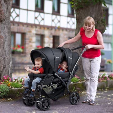 Costway Canada Foldable Lightweight Front Back Seats Double Baby Stroller chez Costway Canada