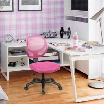 Costway Canada Low-back Computer Task Chair with Adjustable Height and Swivel Casters chez Costway Canada