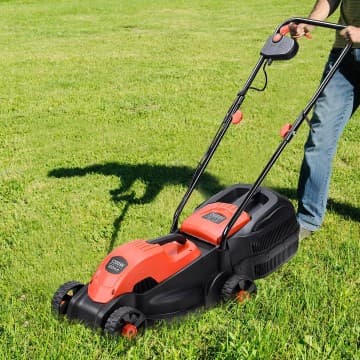 Costway Canada Tondeuse à gazon électrique filaire 13 pouces avec sac à herbe chez Costway Canada