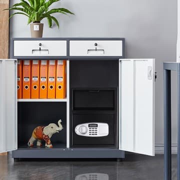 Costway Canada Digital Deposit Safe Box Depository with Front Drop for Jewelry and Cash chez Costway Canada