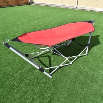 Costway Canada Hamac pliant portable avec cadre en acier et sac de transport chez Costway Canada