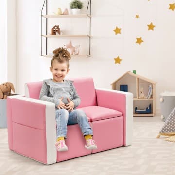 Costway Canada Multi-functional Kids Play Sofa and Table Set chez Costway Canada