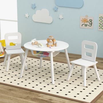 Costway Canada Ensemble table et chaises d'activité pour enfants avec rangement en chez Costway Canada