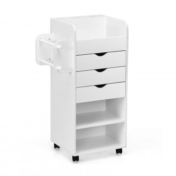 Costway Canada Chariot de rangement en bois pour loisirs créatifs chez Costway Canada