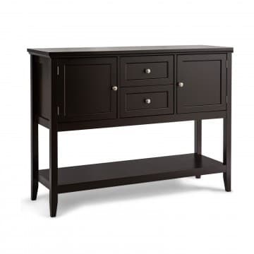 Costway Canada Wooden Sideboard Buffet Console Table with Drawers and Storage chez Costway Canada