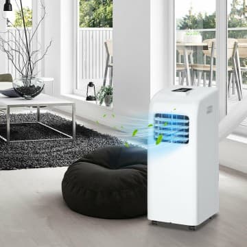 Costway Canada 8000 BTU(Ashrae) Portable Air Conditioner with Dehumidifier Function chez Costway Canada
