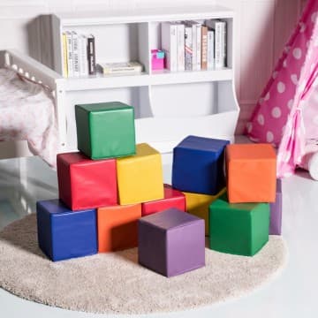 Ensemble de 12 blocs de construction géants en mousse PU de 8 pouces chez Costway Canada