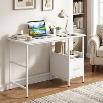 Costway Canada Bureau informatique moderne avec étagère ouverte et tiroir chez Costway Canada