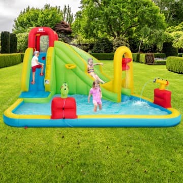 Costway Canada Château gonflable aquatique d'extérieur avec souffleur 480 W chez Costway Canada