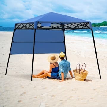 Costway Canada Tente auvent escamotable 7 x 7 pieds avec sac de transport chez Costway Canada