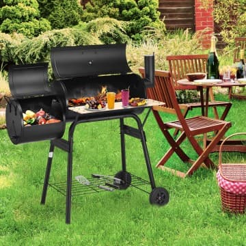 Costway Canada Barbecue extérieur, grill et fumoir pour patio chez Costway Canada