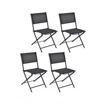 Costway Canada Ensemble de 4 chaises pliantes d'extérieur pour patio chez Costway Canada