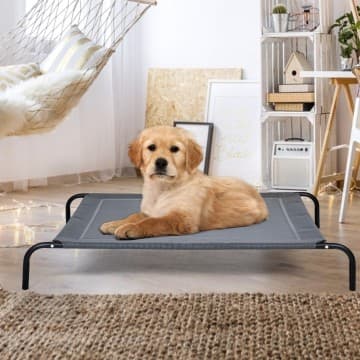 Costway Canada Lit surélevé pour chiens moyens à grands chez Costway Canada