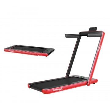 Costway Canada 2.25HP 2 in 1 Folding Treadmill with APP Speaker Remote Control chez Costway Canada