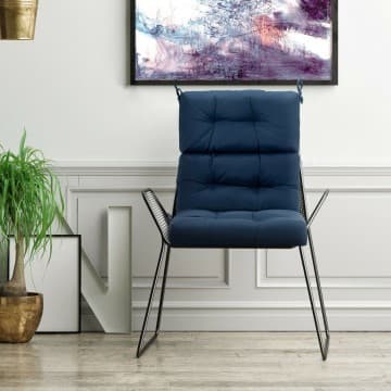 Costway Canada Tufted Patio High Back Chair Cushion with Non-Slip String Ties chez Costway Canada