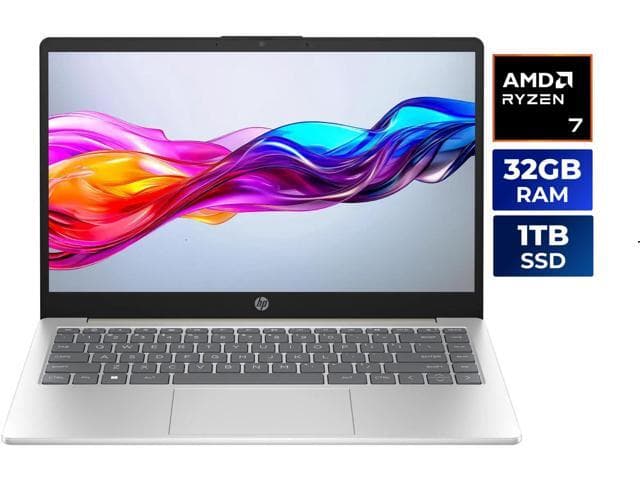 Hp 14-em0085cl 14" Hd Laptop Amd Ryzen 7 7730u 32gb Memory 1 Tb Nvme Ssd Windows 11 Home Amd Radeon chez Newegg US