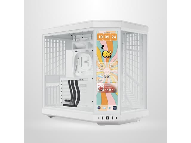 Newegg Canada HYTE Y70 touch infinite Dual Chamber ATX Mid Tower Modern Aesthetic Case chez Newegg Canada