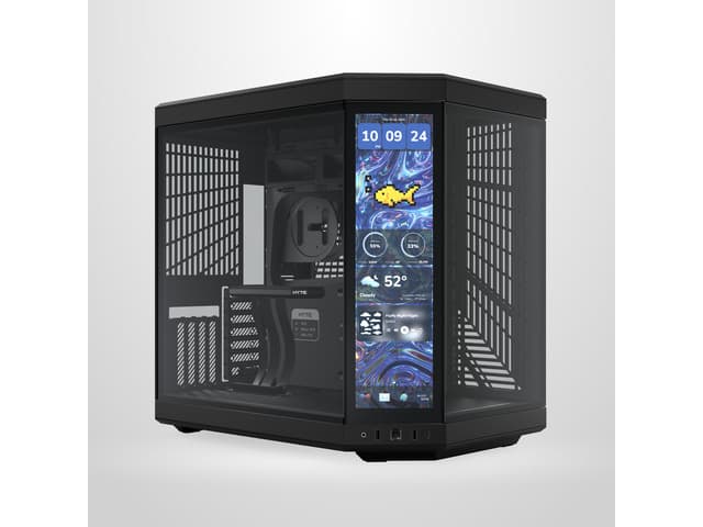 Newegg Canada HYTE Y70 touch infinite Dual Chamber ATX Mid Tower Modern Aesthetic Case chez Newegg Canada