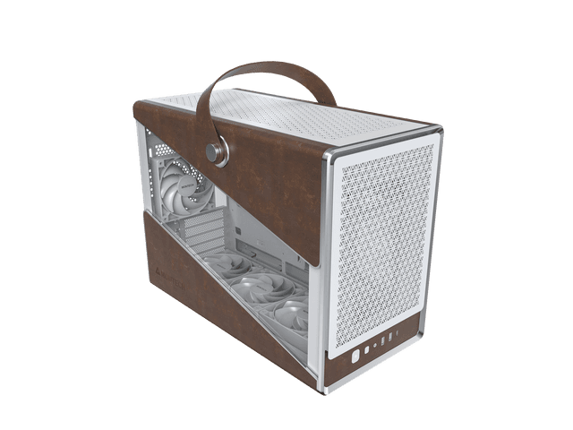 Newegg Canada Montech Heritage White White Steel / Leather / Tempered Glass Micro chez Newegg Canada