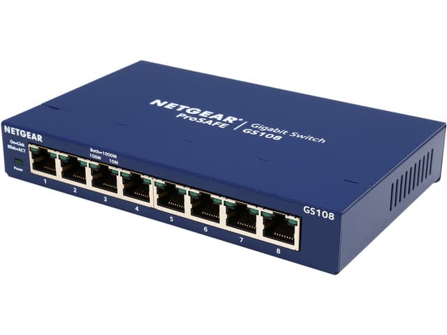Newegg Canada Netgear GS108 8-Port Gigabit Ethernet Unmanaged Switch, GS108-400NAS chez Newegg Canada