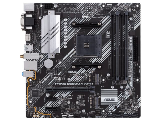 ASUS Prime B550M-A WiFi II AMD AM4 (3rd Gen Ryzen) Micro ATX Carte mère (PCIe 4.0 chez Newegg Canada