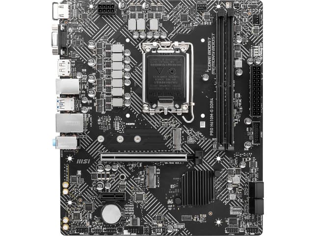 Newegg Canada Boîte ouverte : MSI PRO H610M-G DDR4 LGA 1700 Intel H610 SATA 6Gb/s chez Newegg Canada