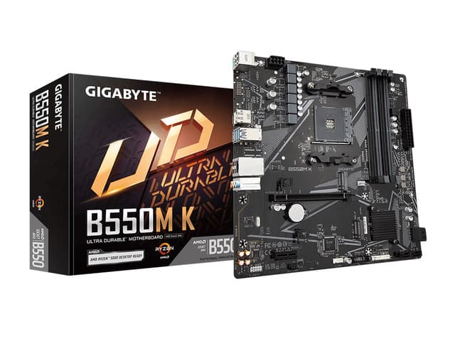 Newegg Canada GIGABYTE B550M K AM4 AMD B550 Micro-ATX Carte mère with Dual M.2 chez Newegg Canada