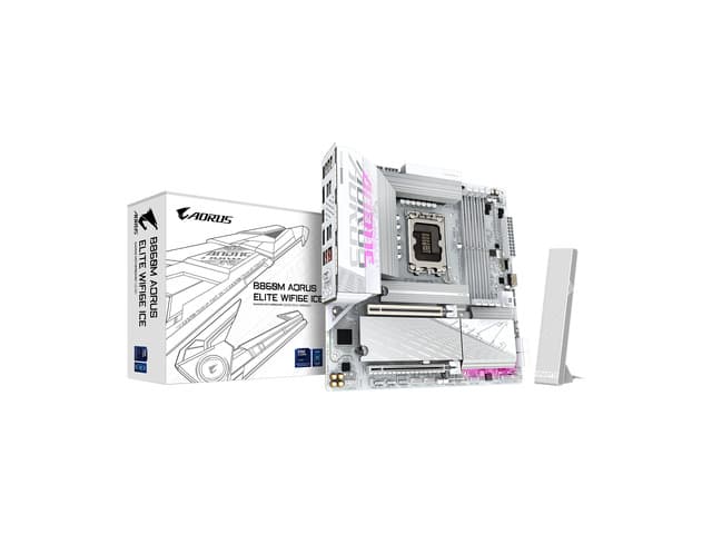 Newegg Canada GIGABYTE B860M AORUS ELITE WIFI6E ICE Intel Core Ultra (Series 2) LGA chez Newegg Canada