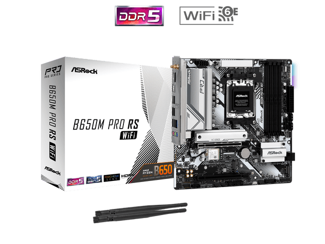 Newegg Canada ASRock B650M Pro RS WiFi AM5 AMD B650 Micro ATX Motherboard chez Newegg Canada