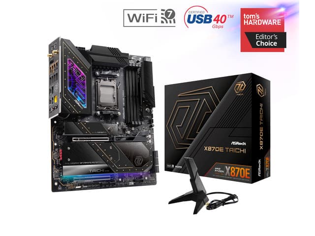 Newegg Canada ASRock X870E TAICHI AM5 AMD X870E Extended ATX Carte mère chez Newegg Canada
