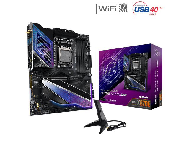 Newegg Canada ASRock X870E NOVA WIFI AM5 AMD X870E ATX Motherboard chez Newegg Canada