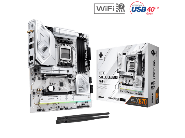 Newegg Canada ASRock X870 STEEL LEGEND WIFI AM5 AMD X870 ATX Motherboard chez Newegg Canada