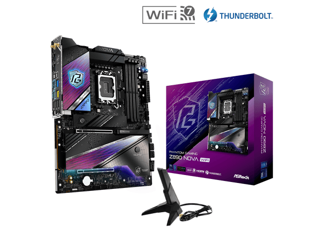 Newegg Canada ASRock Z890 Nova WiFi LGA 1851 Intel Z890 ATX Motherboard chez Newegg Canada