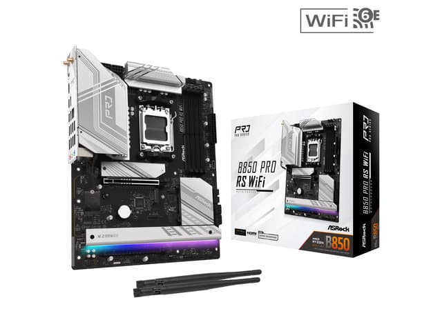 Newegg Canada ASRock B850 PRO RS WIFI AM5 AMD B850 ATX Carte mère chez Newegg Canada