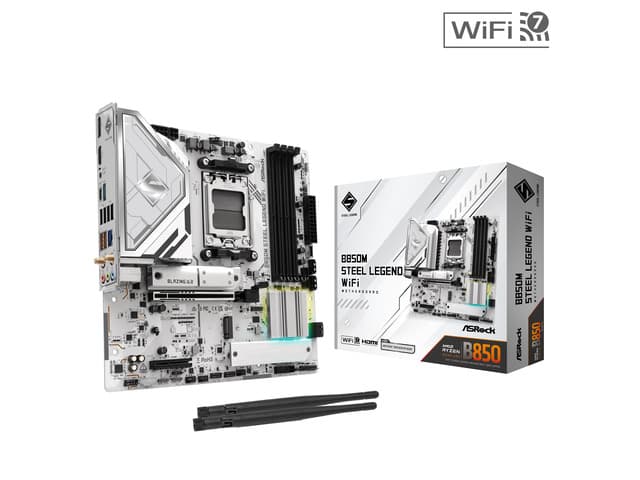Newegg Canada ASRock B850M STEEL LEGEND WIFI AM5 AMD B850 Micro ATX Motherboard chez Newegg Canada