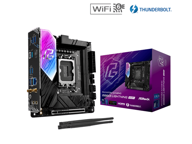 Newegg Canada ASRock B860I Lightning WiFi LGA 1851 Intel B860 SATA 6Gb/s Intel Core chez Newegg Canada