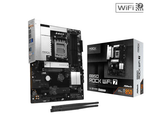 Newegg Canada Asrock AMD B850 Rock WiFi 7 AM5 ATX Motherboards chez Newegg Canada