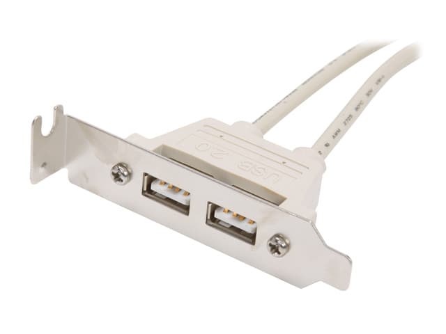 Newegg Canada StarTech 2 Port USB A Female Low Profile Slot Plate Adapter Model chez Newegg Canada